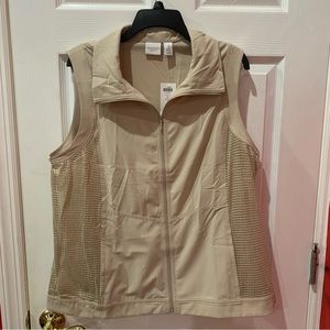 NWT Chico’s Tan Sleeveless Vest